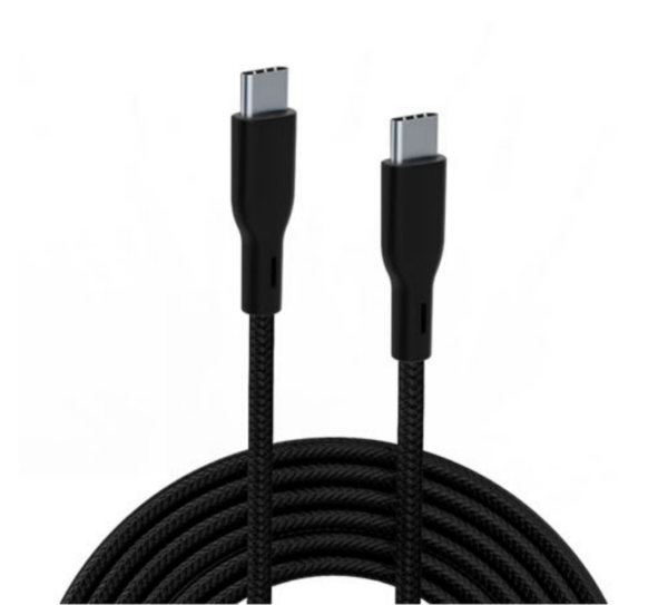 USB C to USB C 100W USB 2.0V nylon braided cable | free shipping | Goldensun - Image 3