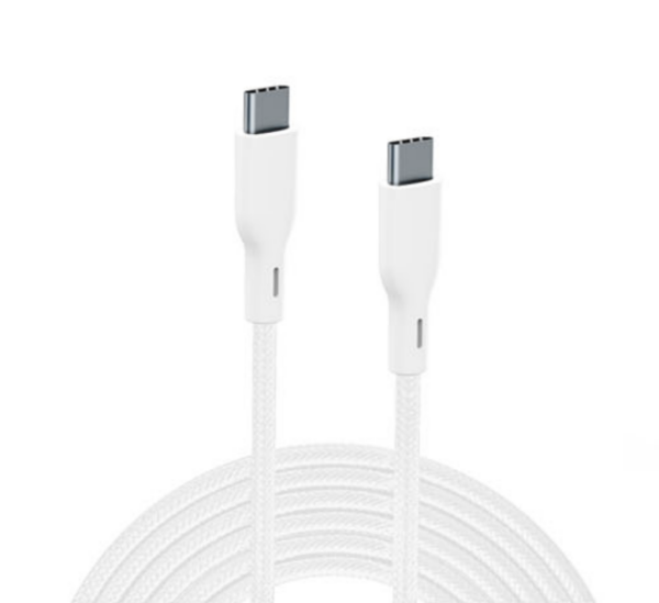 USB C to USB C 100W USB 2.0V nylon braided cable | free shipping | Goldensun - Image 2