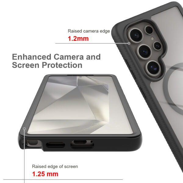 Samsung galaxy s25 ultra clear case screen protector case | $9.9 free shipping | Goldensun - Image 3