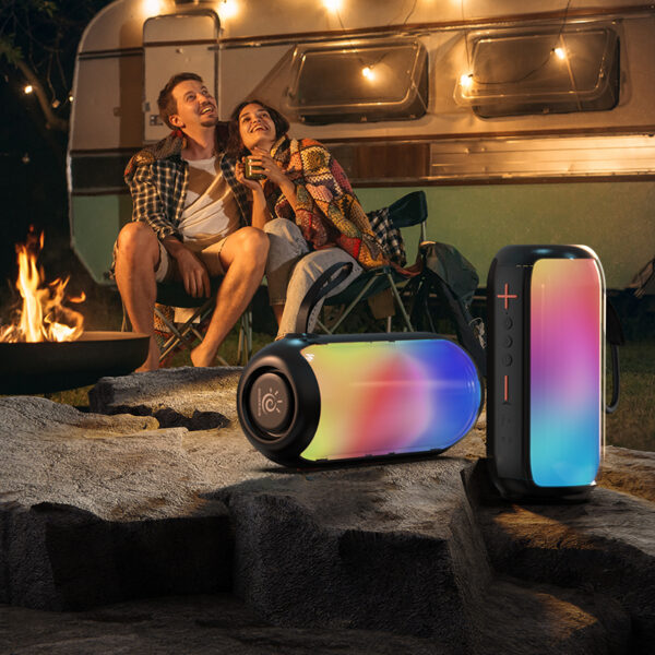 10W Portable Bluetooth Speaker 2400mAh | HD Sound | IPX5 Splashproof | Goldensun - Image 6