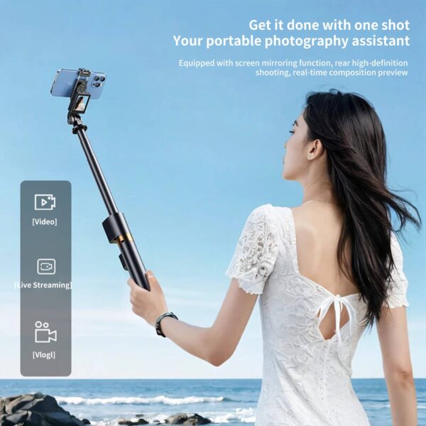 Mobile magnetic selfie projection device with remote control for iPhone/Android|Free Shipping - Image 5