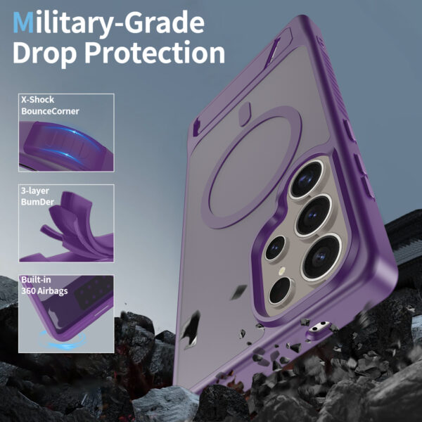 A waterproof phone case black | brands | For Samsung s25 ultra | Goldensun - Image 6