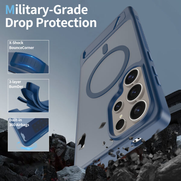 A waterproof phone case black | brands | For Samsung s25 ultra | Goldensun - Image 7
