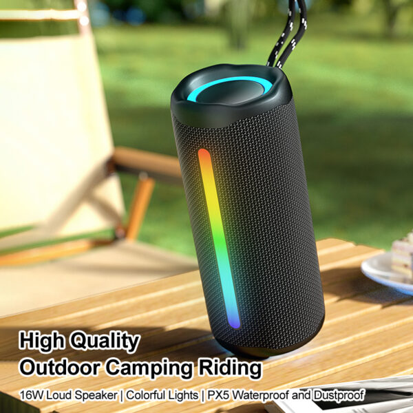 New coming fabric portable speaker Built-in MIC & MP3 player&radiator | Goldensun - Image 2