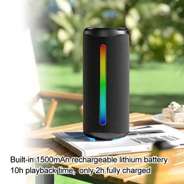 New coming fabric portable speaker Built-in MIC & MP3 player&radiator | Goldensun - Image 4