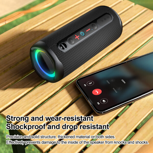 New coming fabric portable speaker Built-in MIC & MP3 player&radiator | Goldensun - Image 5