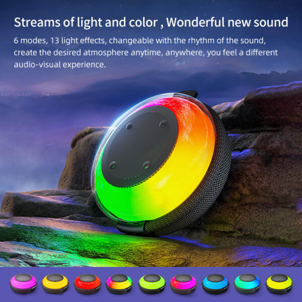 Mini portable speaker magnetic attachment easy to carry |Goldensun - Image 4