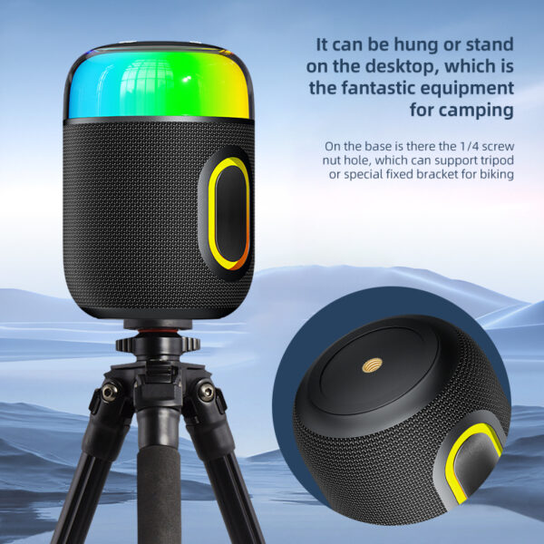 New design GS-SP060 RGB Lighting 10W Portable Bluetooth speaker - Image 5
