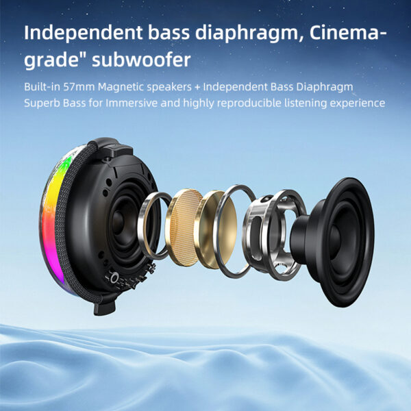 Mini portable speaker magnetic attachment easy to carry |Goldensun - Image 5