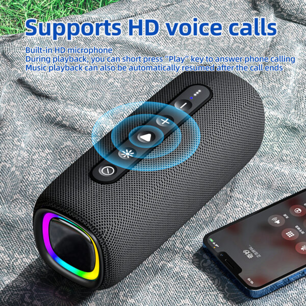HD voice call 4000mah large battery outdoor fabric speaker GS-SP056 - Image 6
