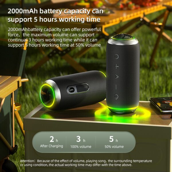Outdoor speaker GS-SP053 Cloth Mesh Bluetooth connect music and calls | Goldensun - Image 4