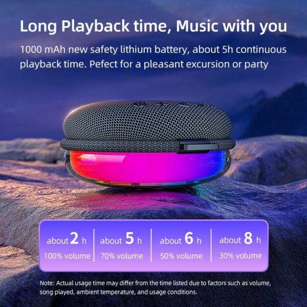 Mini portable speaker magnetic attachment easy to carry |Goldensun - Image 6