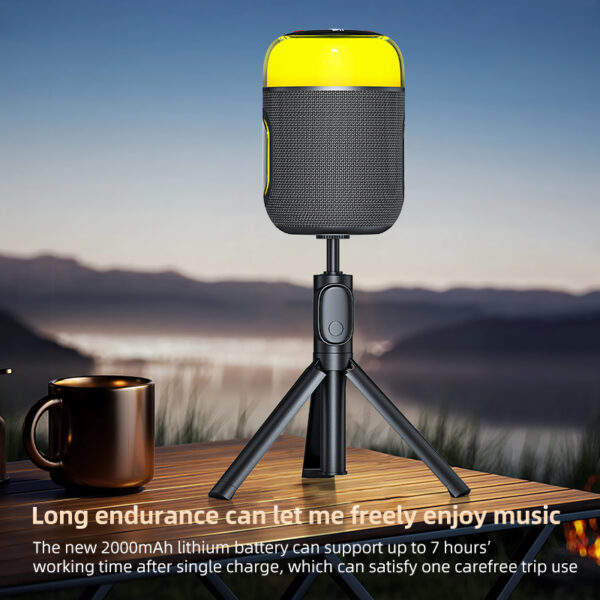 New design GS-SP060 RGB Lighting 10W Portable Bluetooth speaker - Image 6