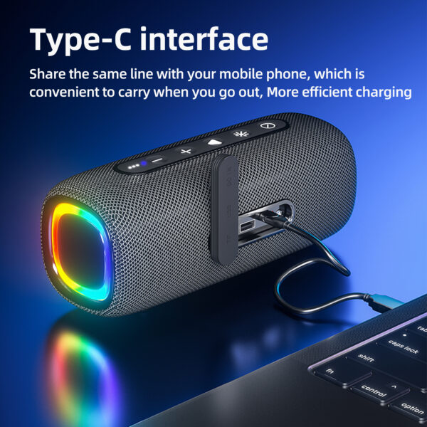 HD voice call 4000mah large battery outdoor fabric speaker GS-SP056 - Image 9