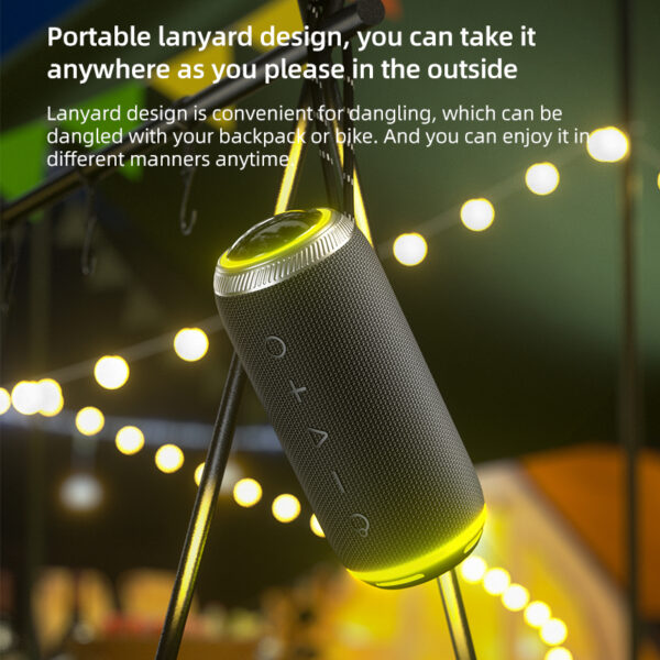 Outdoor speaker GS-SP053 Cloth Mesh Bluetooth connect music and calls | Goldensun - Image 3