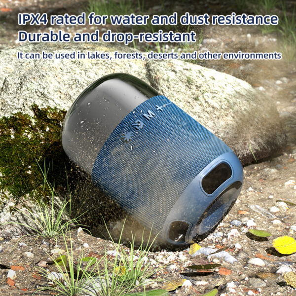 Outdoor speaker with ambient light built-in microphone and water-resistant - Image 9